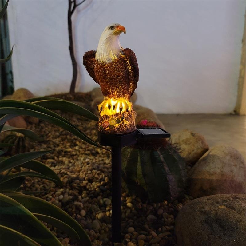 Estaca Solar de Águila - Luz Cálida / 21 cm / IP65 - Disponible en Dreamy Home!