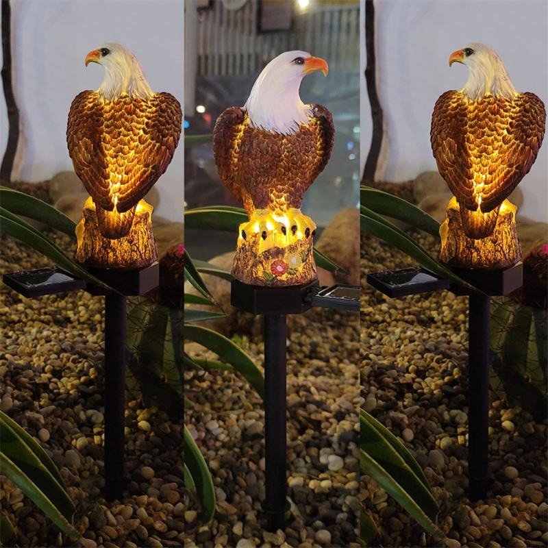 Estaca Solar de Águila - Luz Cálida / 21 cm / IP65 - Disponible en Dreamy Home!