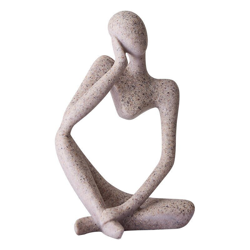 Estatua de Pensador - Diseño Abstracto - Disponible en Dreamy Home!