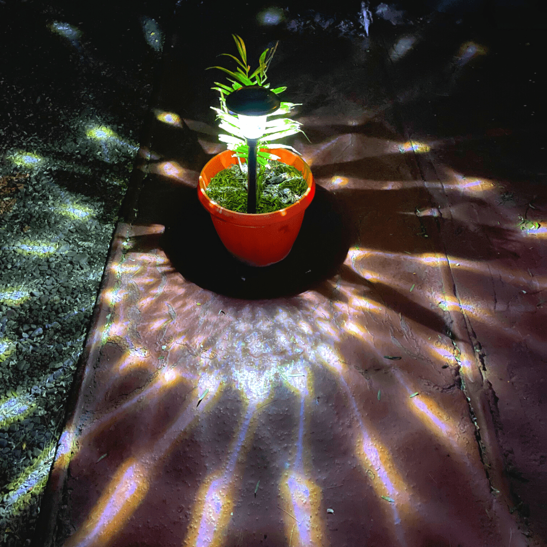 Set de 2 Estacas Faroles Luxury Solar - Luz Fría / IP65 / Metal - Disponible en Dreamy Home!