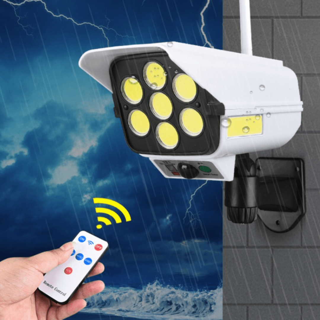 Foco Cámara de Seguridad Solar - 180W / Luz Fría / IP65 - Disponible en Dreamy Home!