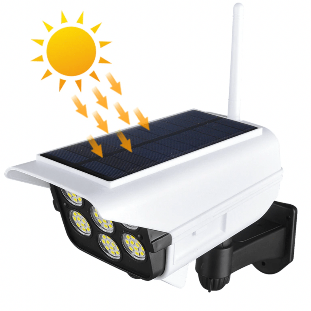 Foco Cámara de Seguridad Solar - 180W / Luz Fría / IP65 - Disponible en Dreamy Home!