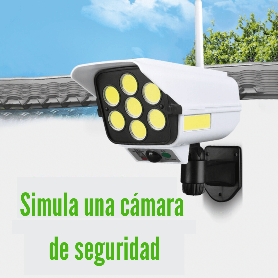 Foco Cámara de Seguridad Solar - 180W / Luz Fría / IP65 - Disponible en Dreamy Home!