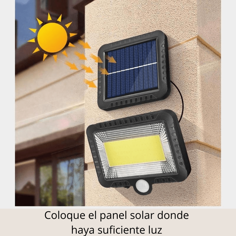 Foco Solar Compacto Solar - 100W / Luz Fría / IP65 - Disponible en Dreamy Home!