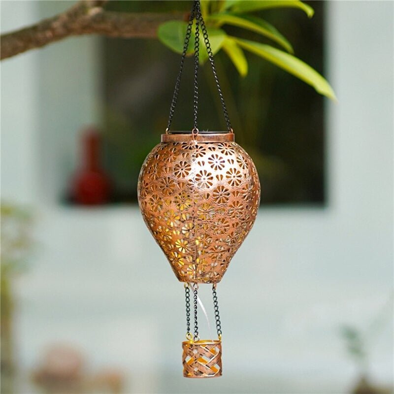 Estaca Globo Aerostático Solar - Luz Cálida / IP65 - Disponible en Dreamy Home!