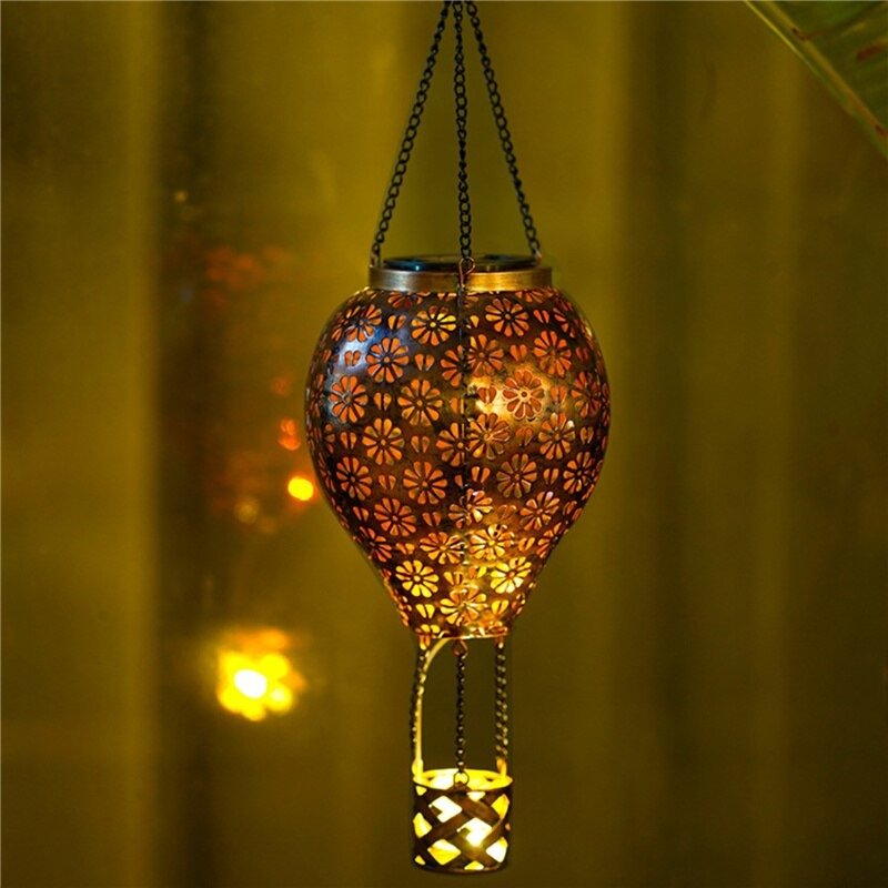 Estaca Globo Aerostático Solar - Luz Cálida / IP65 - Disponible en Dreamy Home!