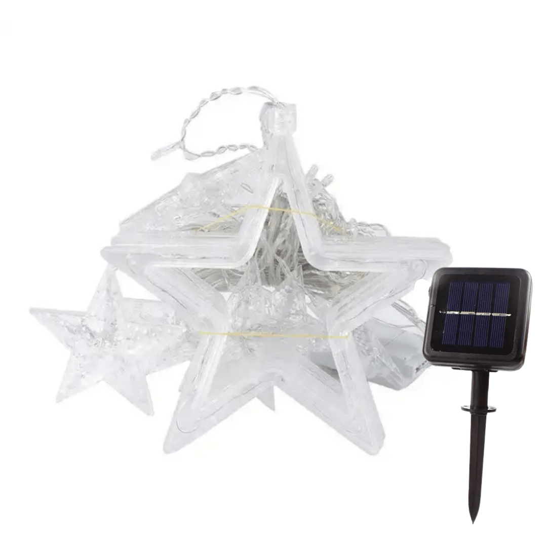 Guirnalda de Estrellas Solar - 3 m / Luz Cálida / IP65 - Disponible en Dreamy Home!