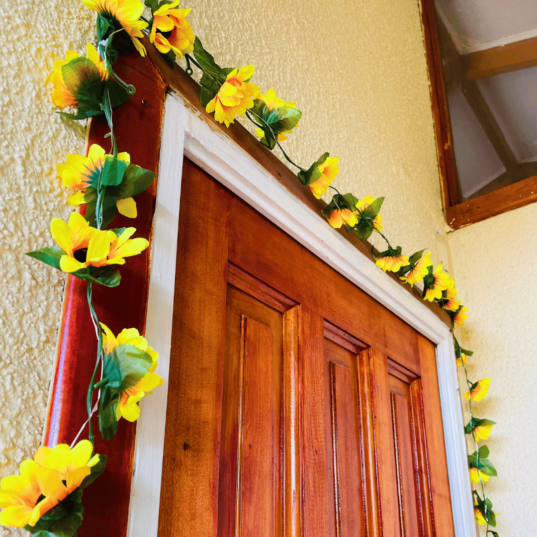 Guirnalda de Girasoles Solares - Luz Cálida / Largo 5 m / IP65 - Disponible en Dreamy Home!