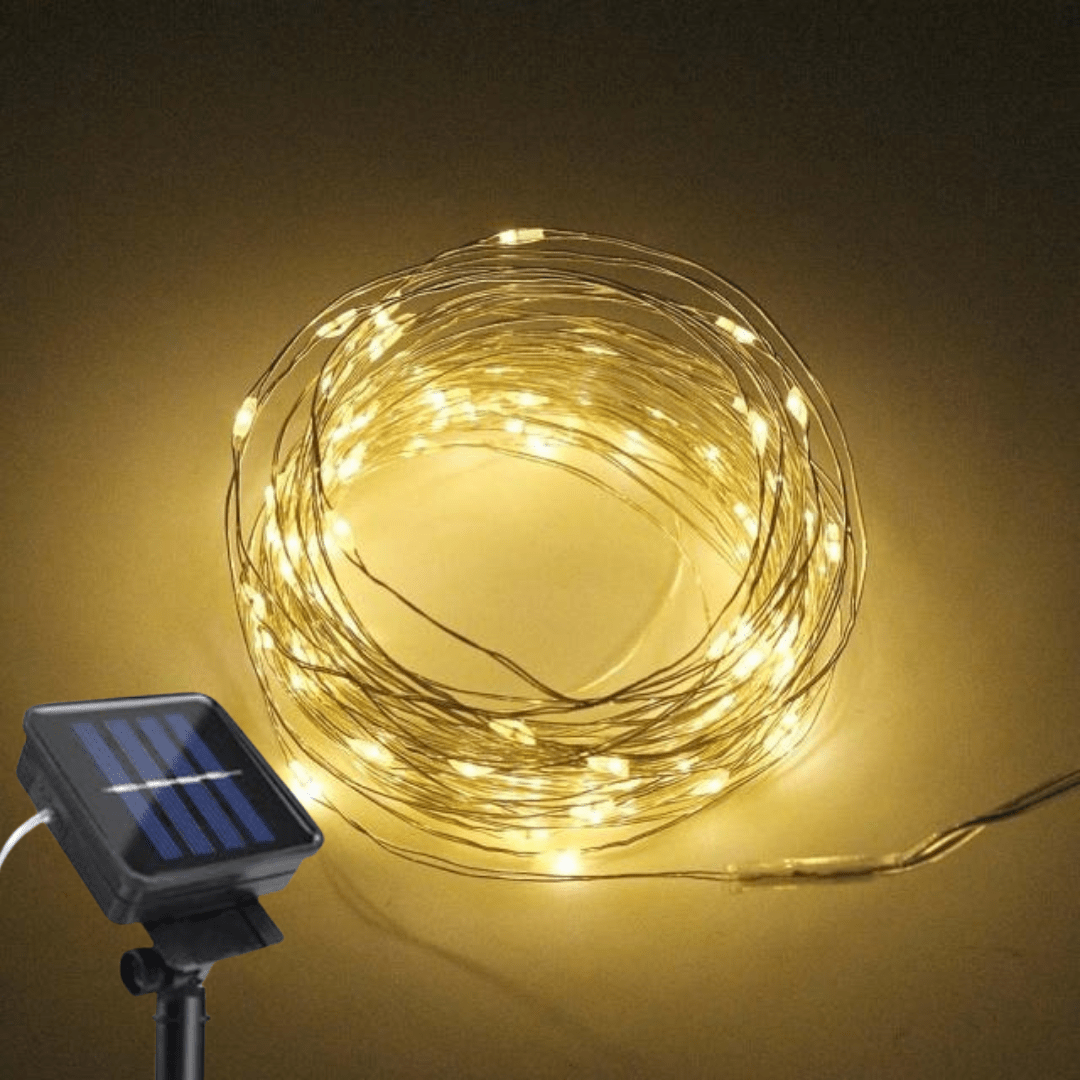 Guirnalda de Luces Hada Solar - 10/20/30 m / Luz Cálida / IP65 - Disponible en Dreamy Home!