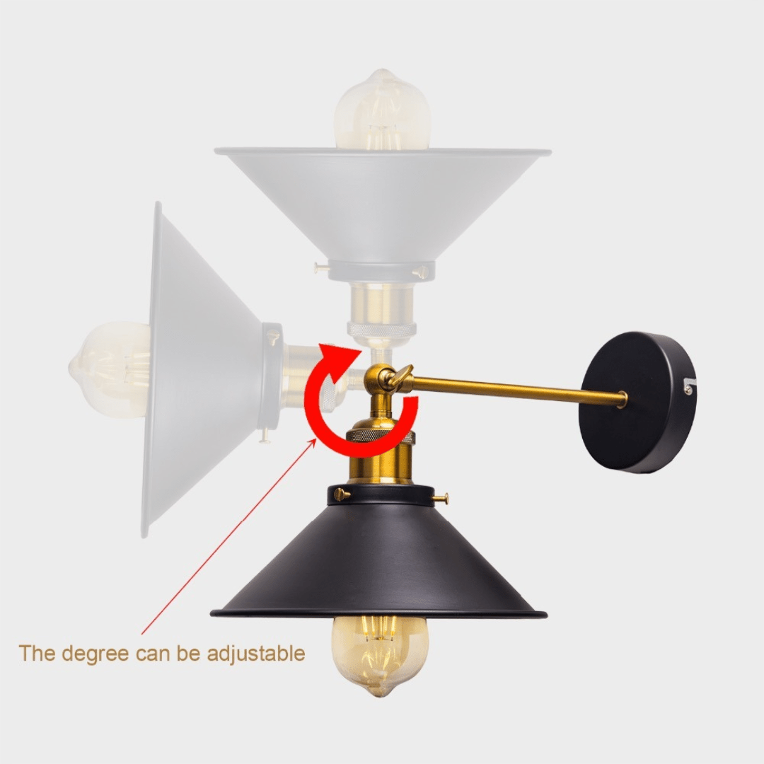 Lámpara Apliqué Loft - Metal / Incluye Ampolleta - Disponible en Dreamy Home!