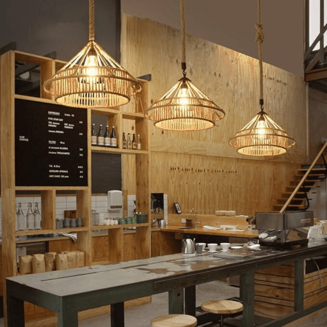 Lámpara de Cáñamo Mallorca - Incluye Ampolleta - Disponible en Dreamy Home!