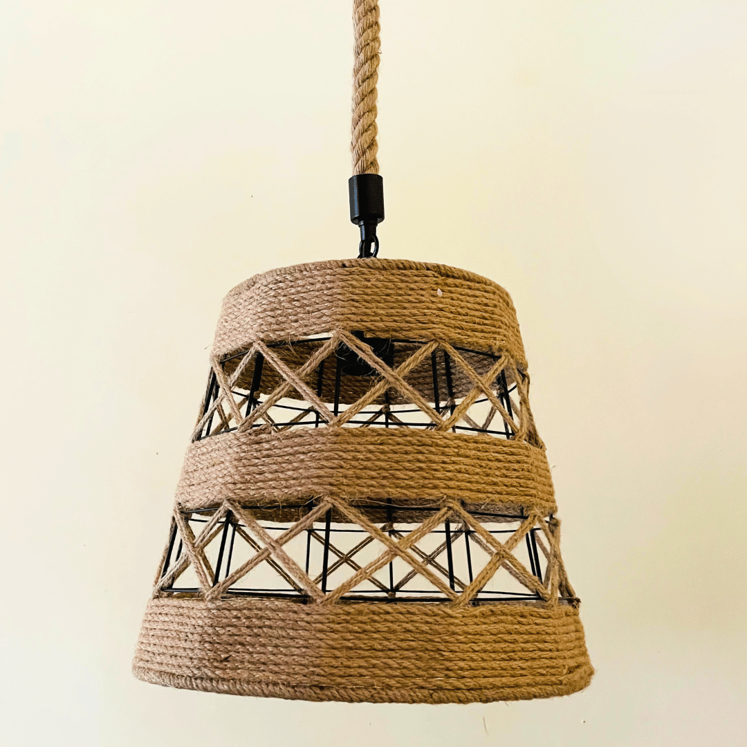 Lámpara de Cáñamo Valencia - Incluye Ampolleta - Disponible en Dreamy Home!