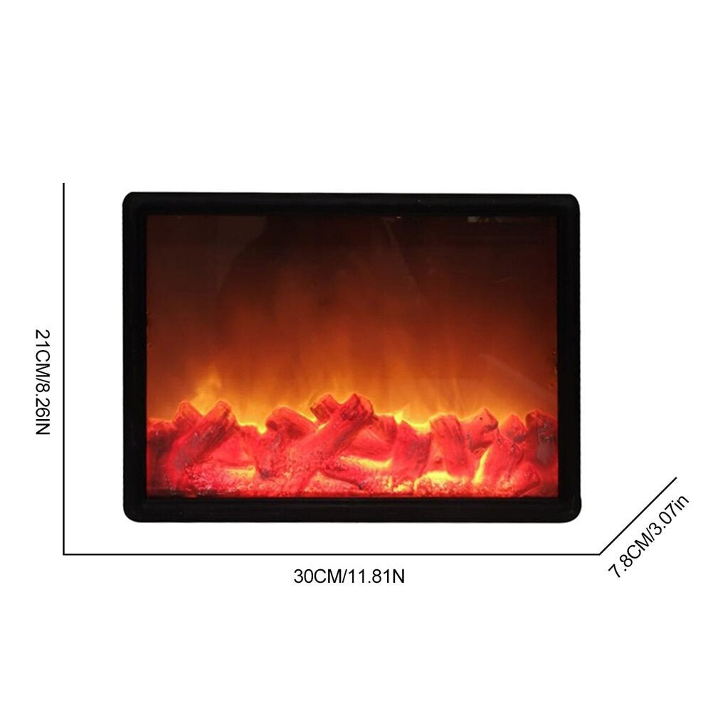 Lámpara Simulador de Llama - Pilas o USB / Diseño Estufa - Disponible en Dreamy Home!