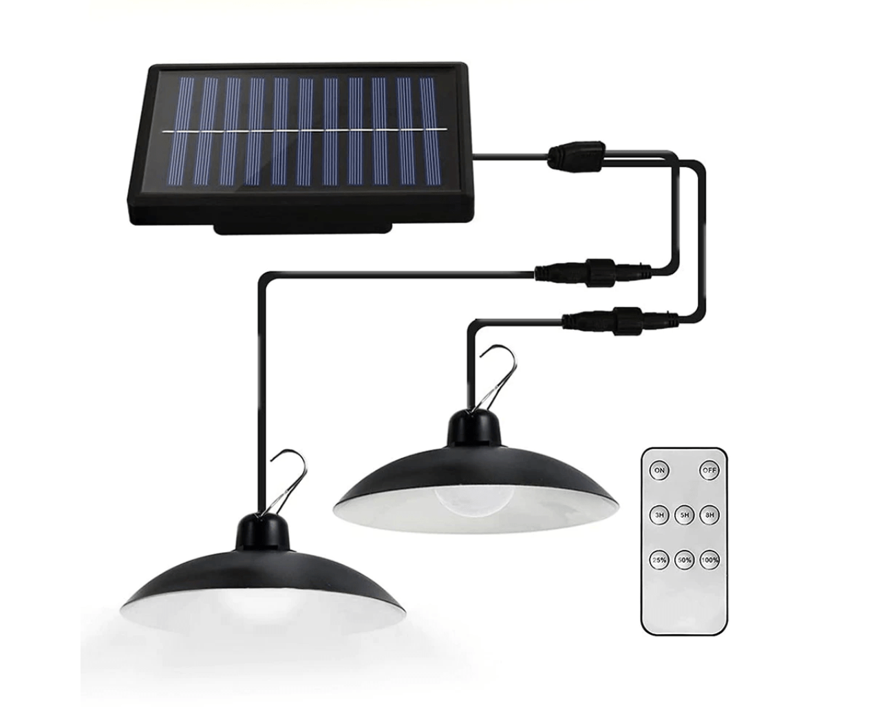 Lámpara Soquete Solar - 30W / Longitud del Cable 3 m / IP44 / Luz Fría - Disponible en Dreamy Home!