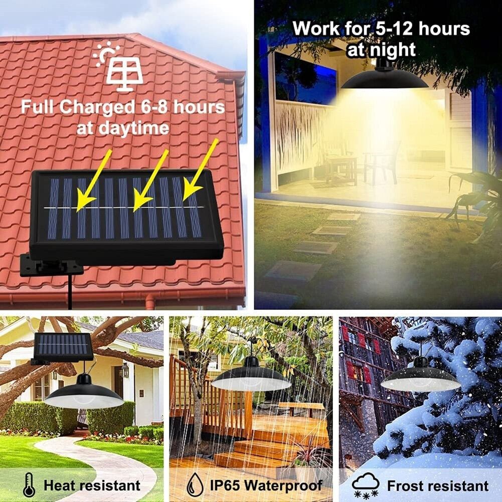 Lámpara Soquete Solar - 30W / Longitud del Cable 3 m / IP44 / Luz Fría - Disponible en Dreamy Home!