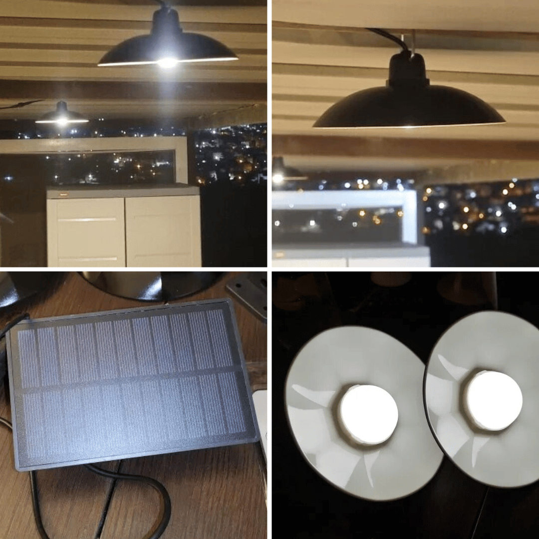 Lámpara Soquete Solar - 30W / Longitud del Cable 3 m / IP44 / Luz Fría - Disponible en Dreamy Home!