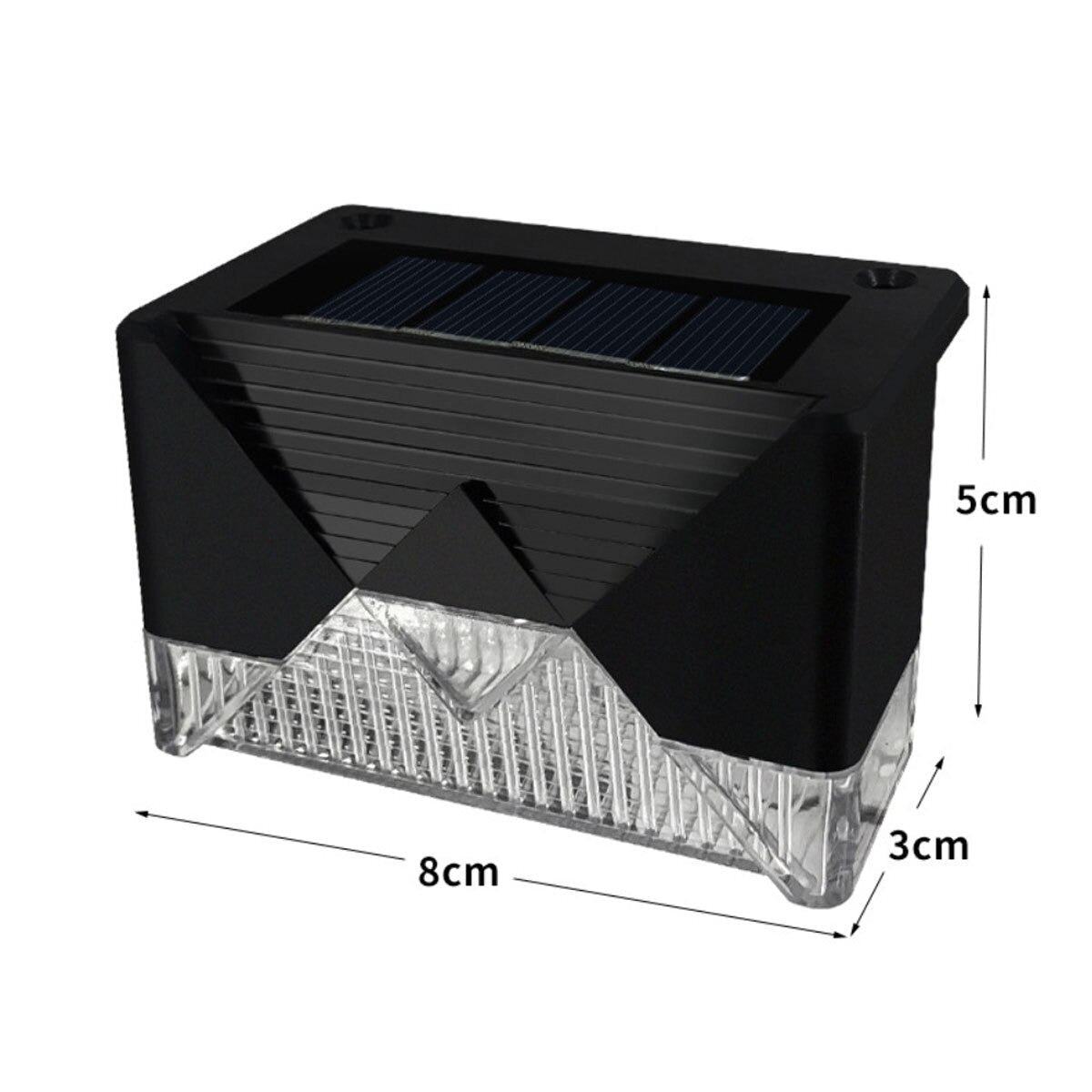 Set de 4 Luces de Escalera Solar - Luz Cálida o Fría / IP65 - Disponible en Dreamy Home!