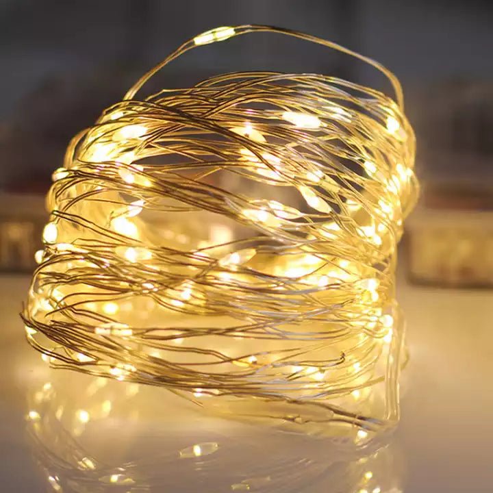 Guirnalda de Luces Hada a Pila - 10 m / Luz Cálida o Fría o Multicolor - Disponible en Dreamy Home!