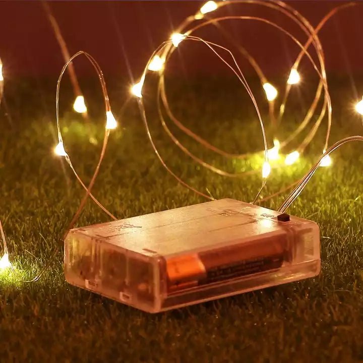 Guirnalda de Luces Hada a Pila - 10 m / Luz Cálida o Fría o Multicolor - Disponible en Dreamy Home!