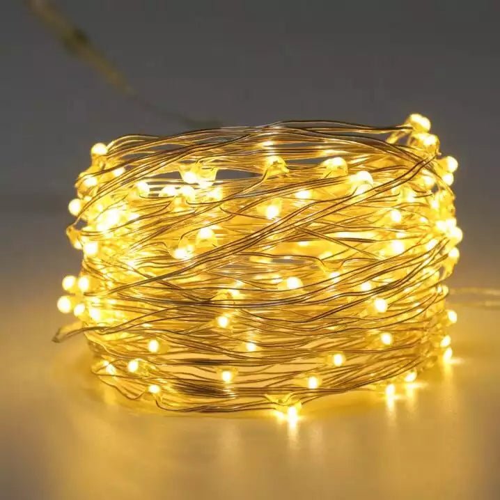 Guirnalda de Luces Hada a Pila - 10 m / Luz Cálida o Fría o Multicolor - Disponible en Dreamy Home!
