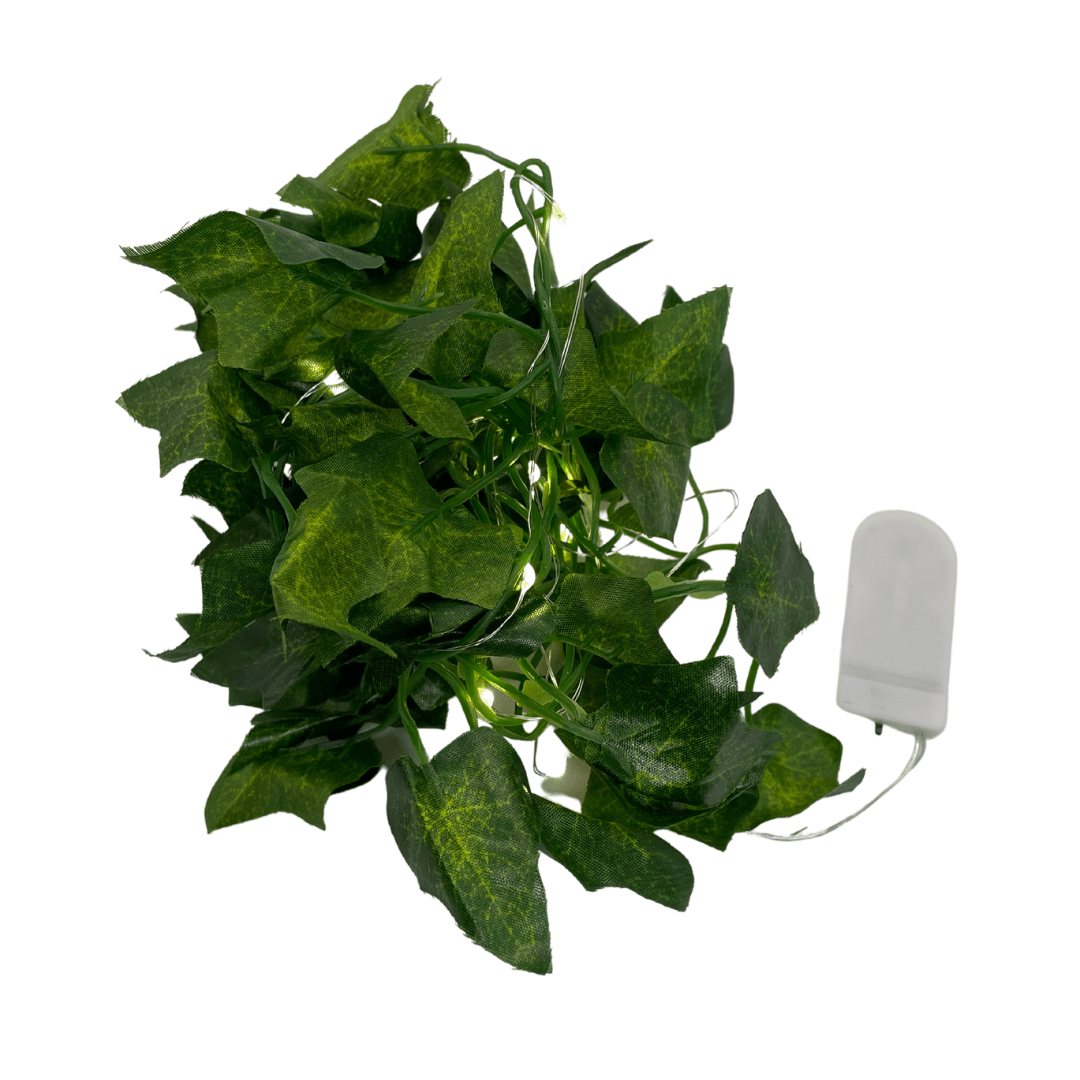 Guirnalda de Hojas a Pila - 2 m / Luz Cálida / IP22 - Decoración - Disponible en Dreamy Home!