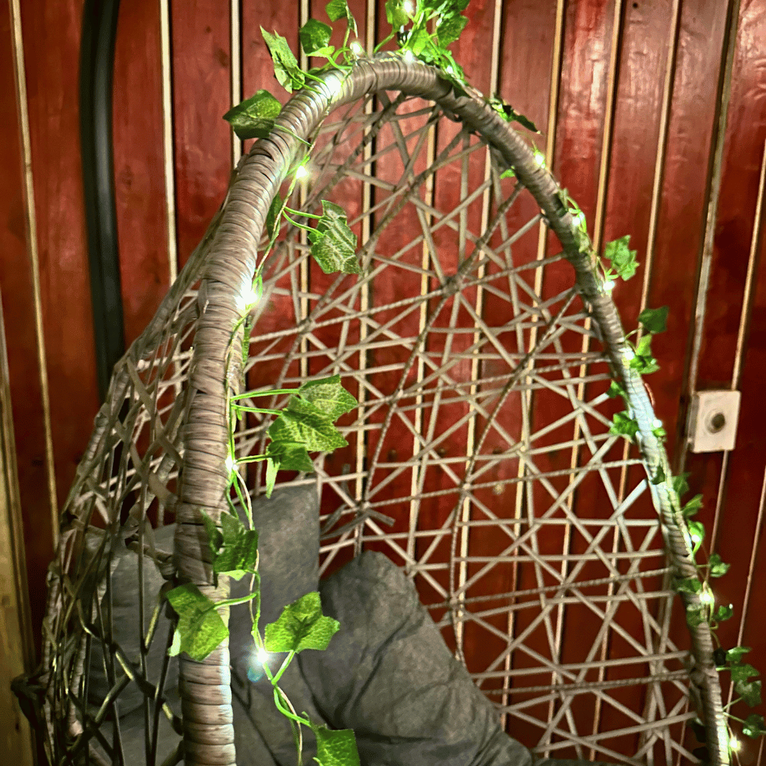 Guirnalda Hojas Solares - 5 m / Luz Cálida / IP44 - Disponible en Dreamy Home!