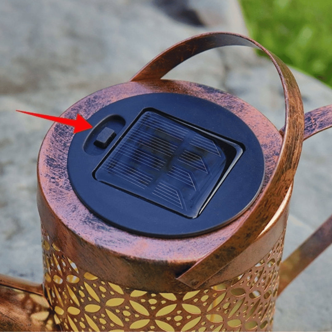 Regadera Solar Mandala - Luz Cálida / Metal / IP65 - Disponible en Dreamy Home!