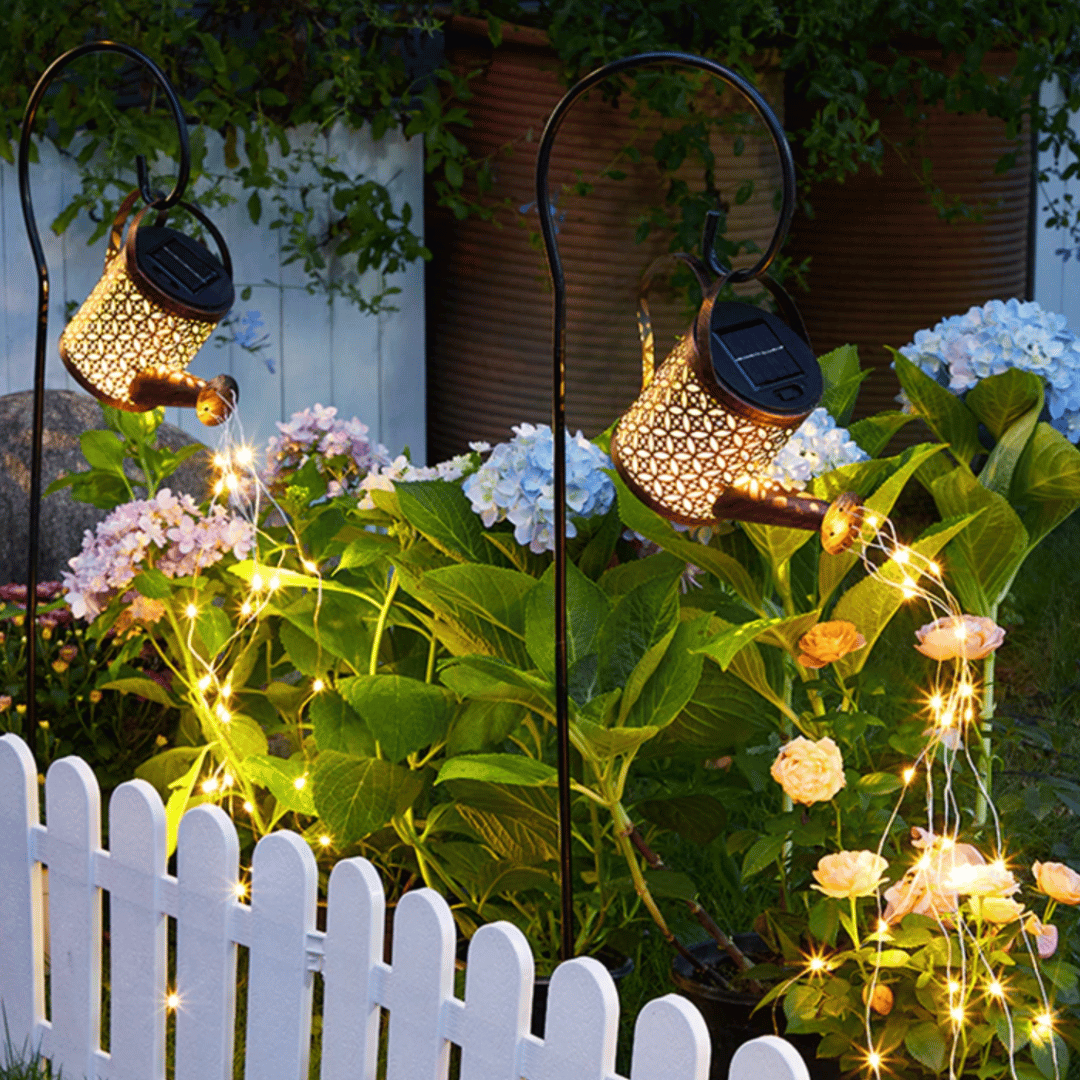 Regadera Solar Mandala - Luz Cálida / Metal / IP65 - Disponible en Dreamy Home!