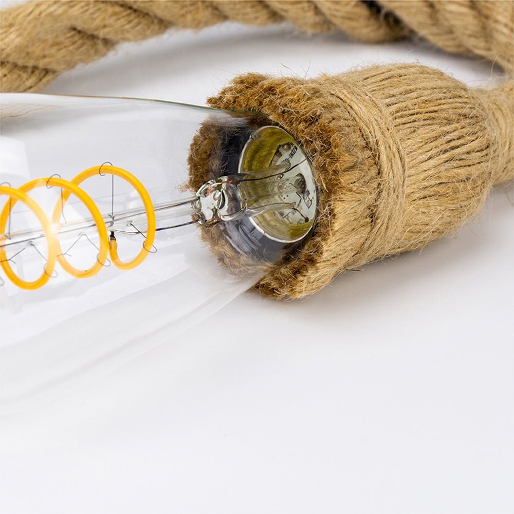 Soquete Colgante de Cuerda - 1 m de Altura / Incluye Ampolleta - Casa y jardín - Disponible en Dreamy Home!