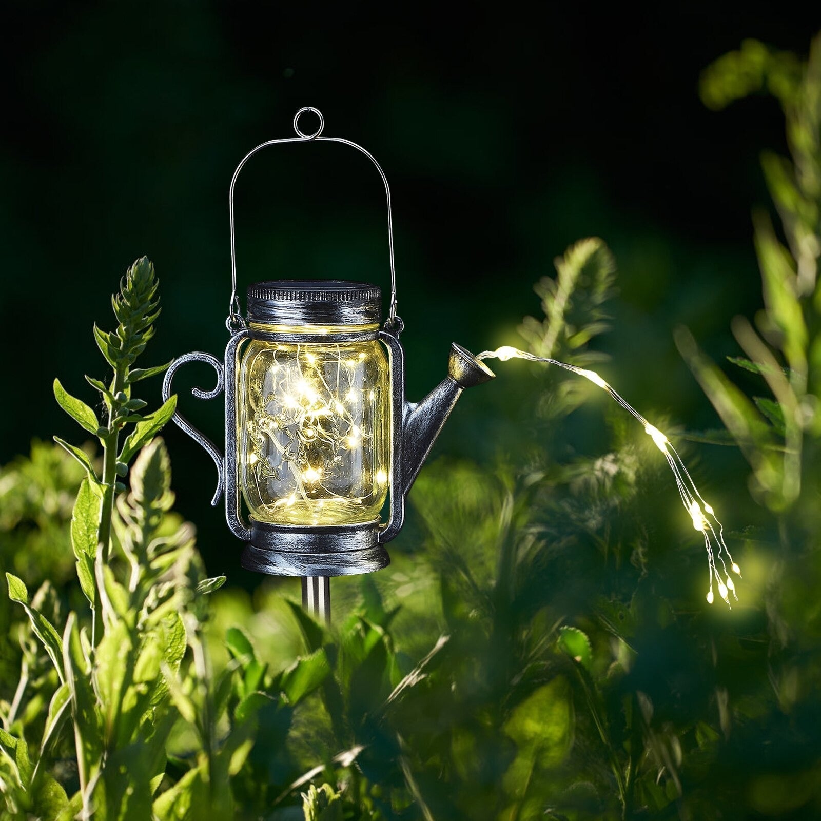 Tetera Estaca Solar - Luz Cálida / Vidrio / IP65 - Disponible en Dreamy Home!