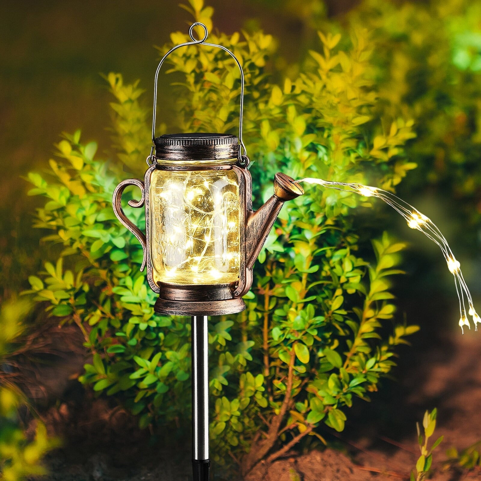 Tetera Estaca Solar - Luz Cálida / Vidrio / IP65 - Disponible en Dreamy Home!