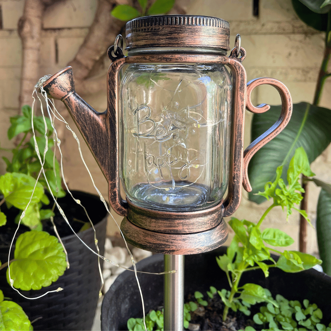 Tetera Estaca Solar - Luz Cálida / Vidrio / IP65 - Disponible en Dreamy Home!