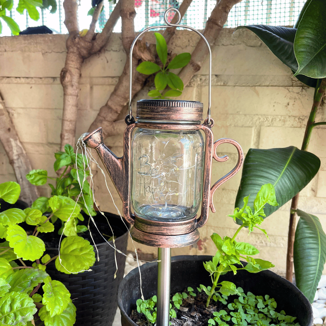 Tetera Estaca Solar - Luz Cálida / Vidrio / IP65 - Disponible en Dreamy Home!