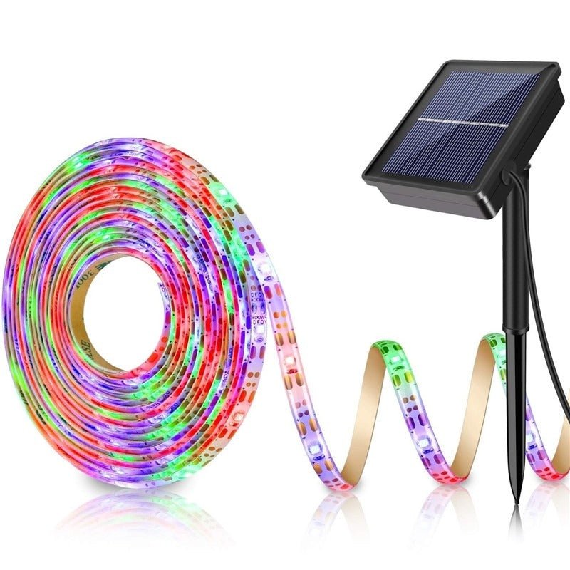 Tira RGB Solar - Luz Multicolor / 5 m / IP65 - Disponible en Dreamy Home!