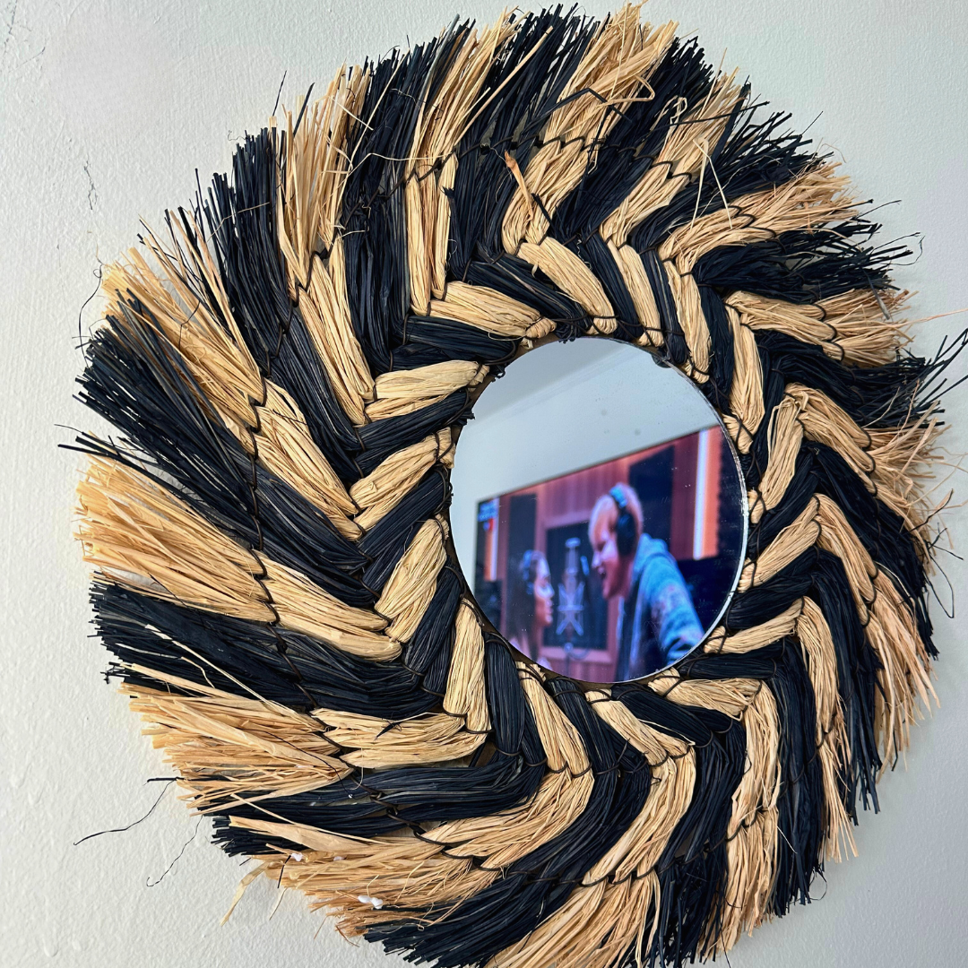 Espejo Boho Eclipse - Diámetro 50 cm