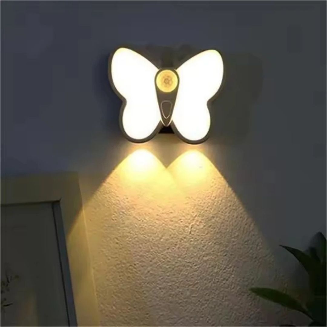 Luz Mariposa Recargable - Sensor de Movimiento / Cálido / USB-C