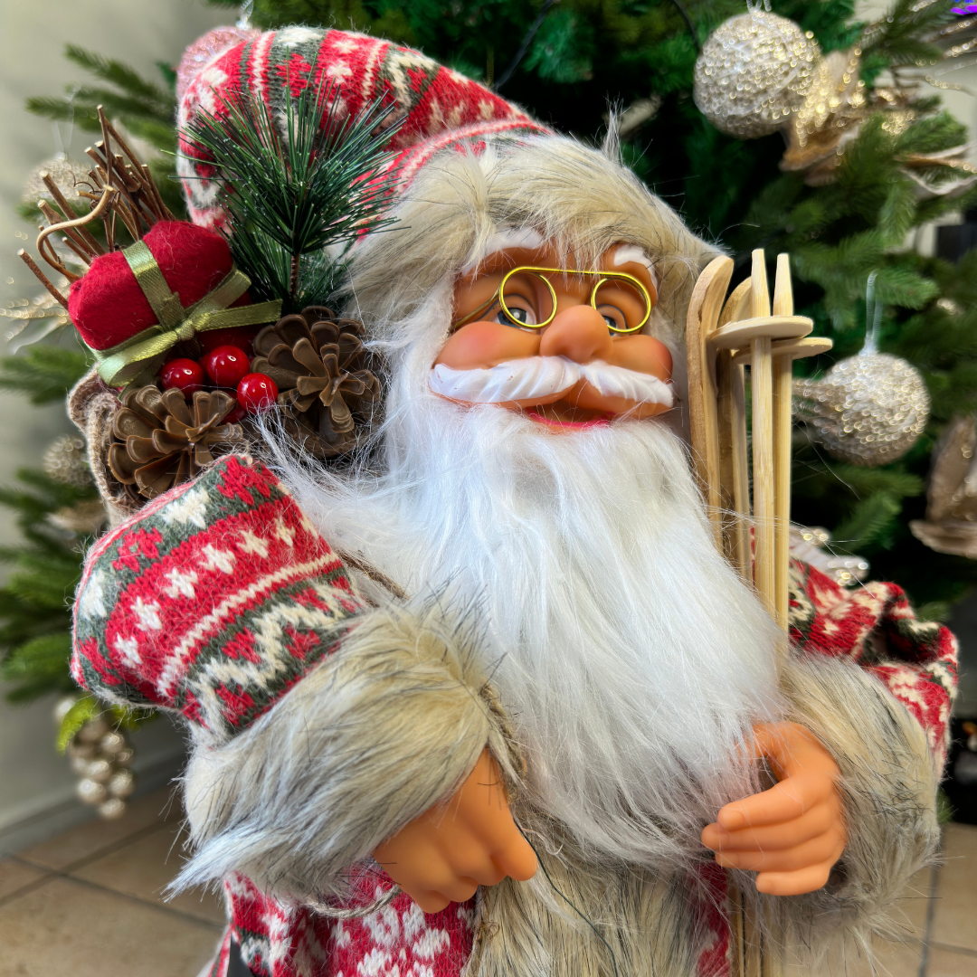 Santa Nórdico -  Decorativo Navideño - Alto 60 cm