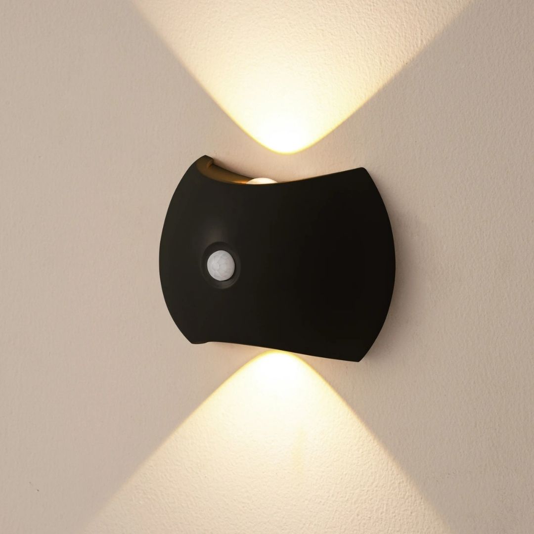 Aplique Mural Recargable Up & Down - Sensor de Movimiento / Luz Cálida