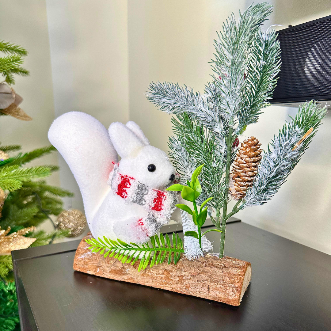 Ardilla Sueño de Invierno -  Decorativo Navideño