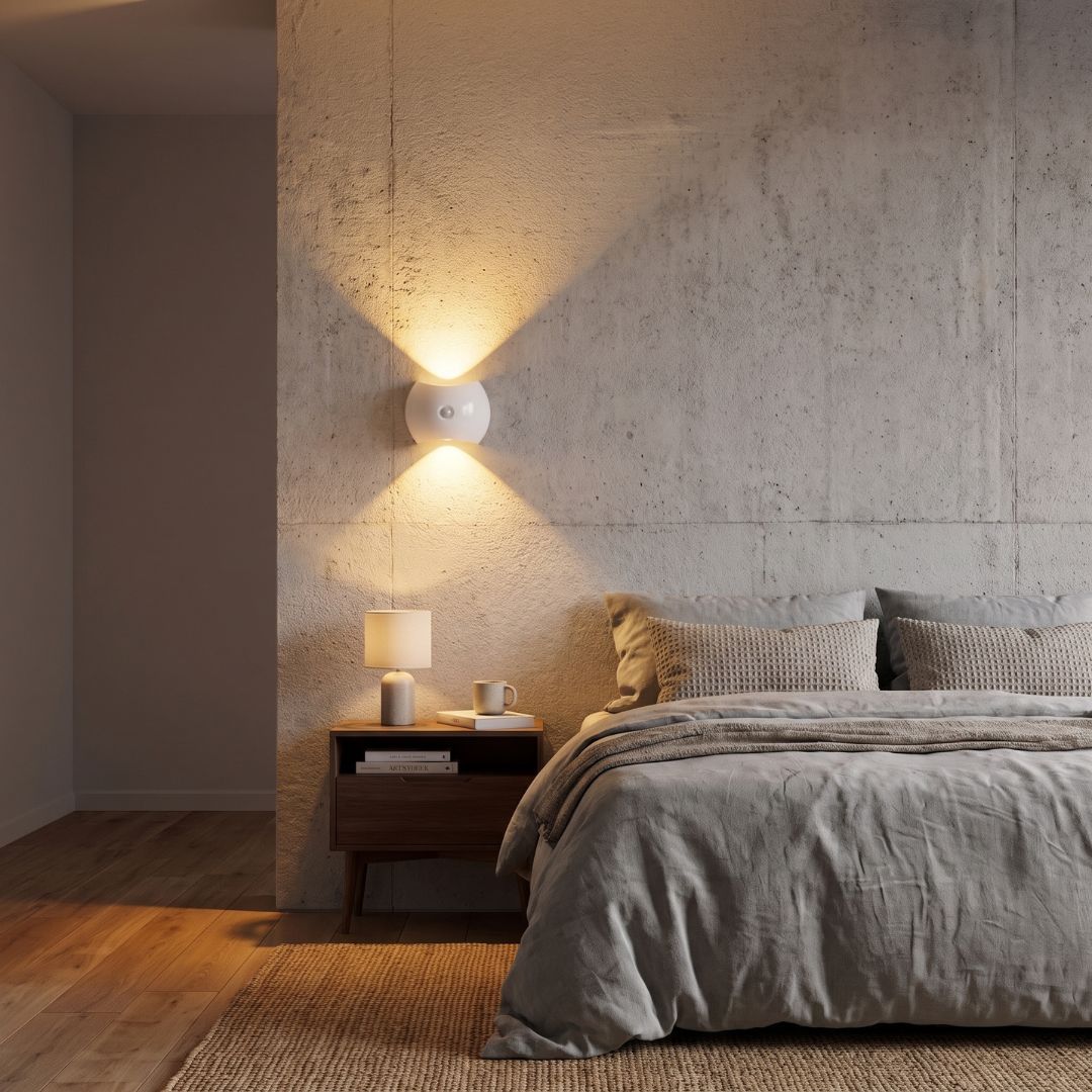 Aplique Mural Recargable Up & Down - Sensor de Movimiento / Luz Cálida - Luces nocturnas e iluminación ambiente - Disponible en Dreamy Home!