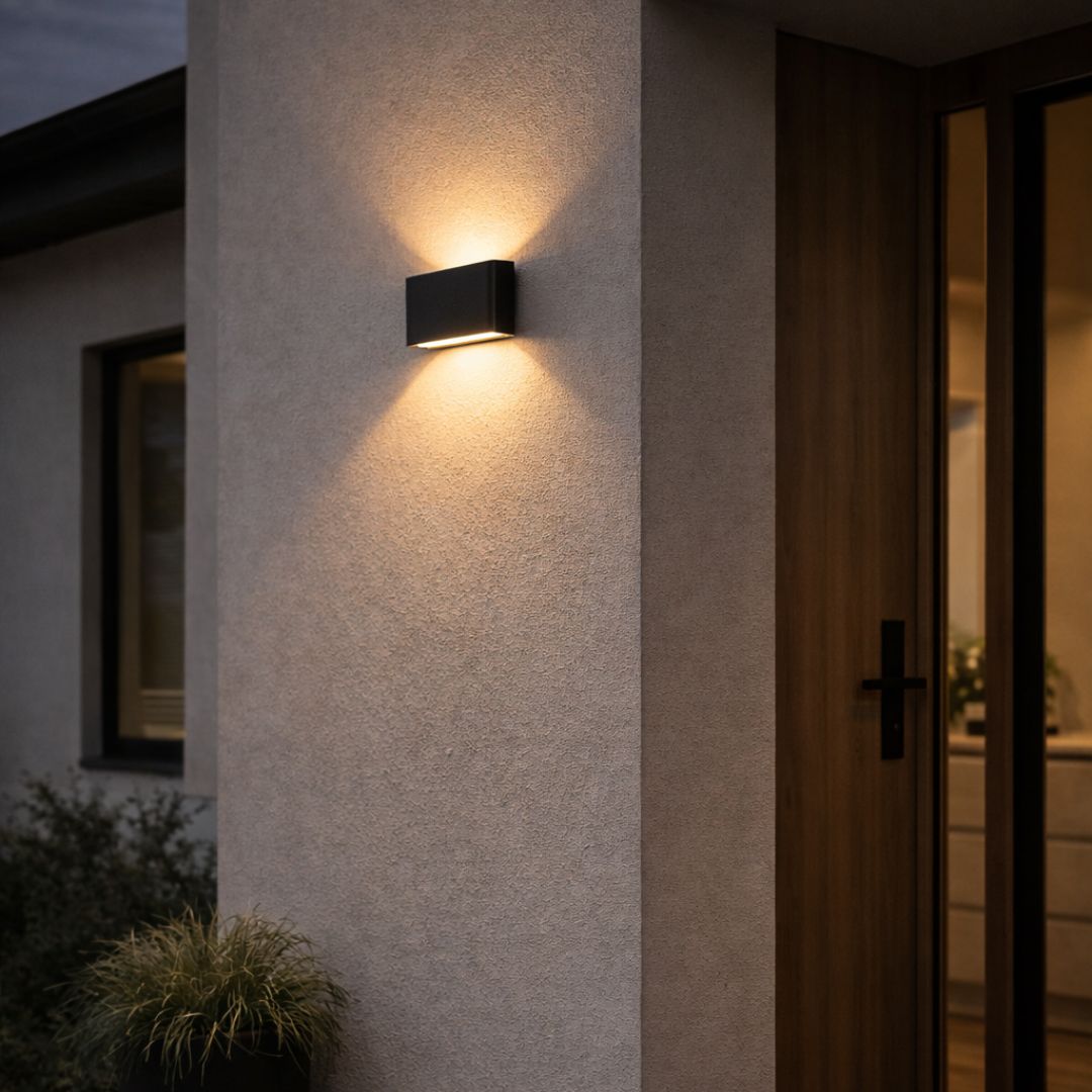 Apliqué Rectangular - Luz Cálida / Metal / IP44 - Disponible en Dreamy Home!