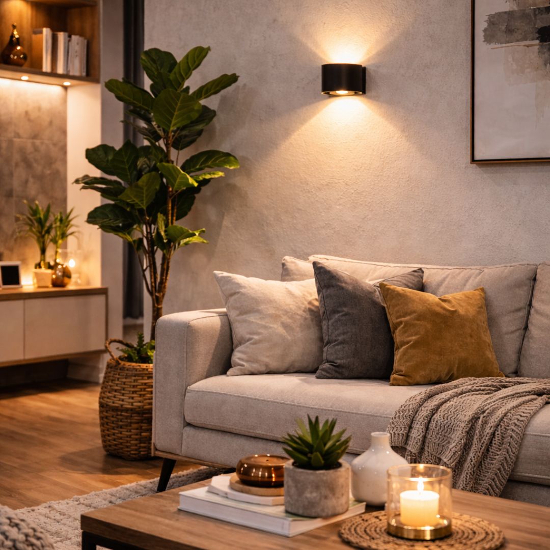 Apliqué Redondo Luz Ajustable - Cálido / Metal / IP44 - Disponible en Dreamy Home!