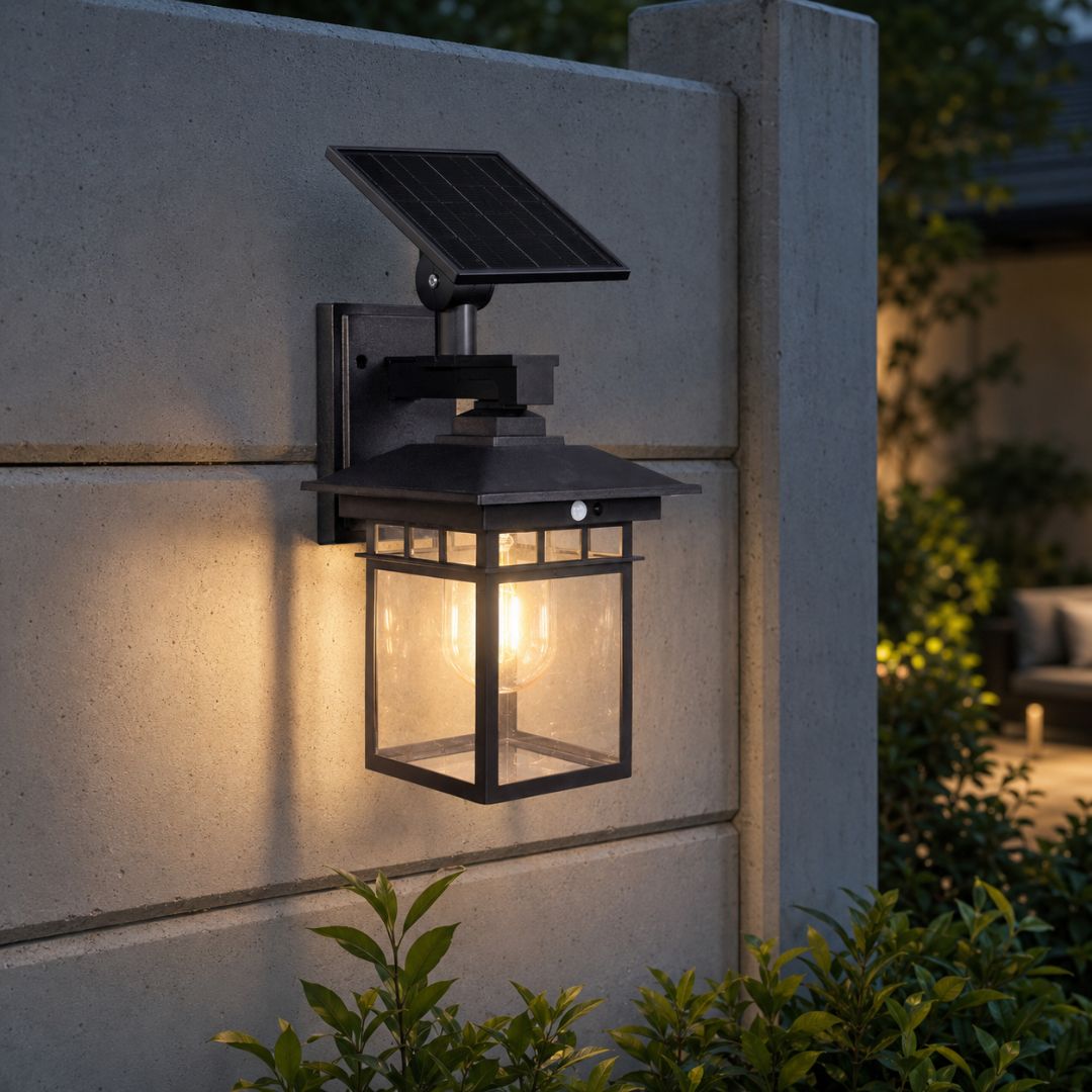 Aplique Solar Lumix - Sensor de Movimiento / 60 W / IP65 - Disponible en Dreamy Home!