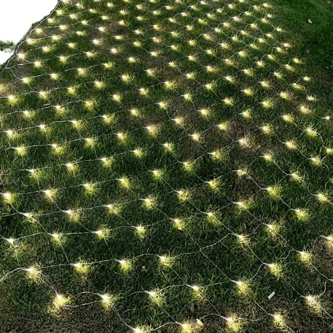 Cortina de Malla Solar - Luz Cálida - Disponible en Dreamy Home!