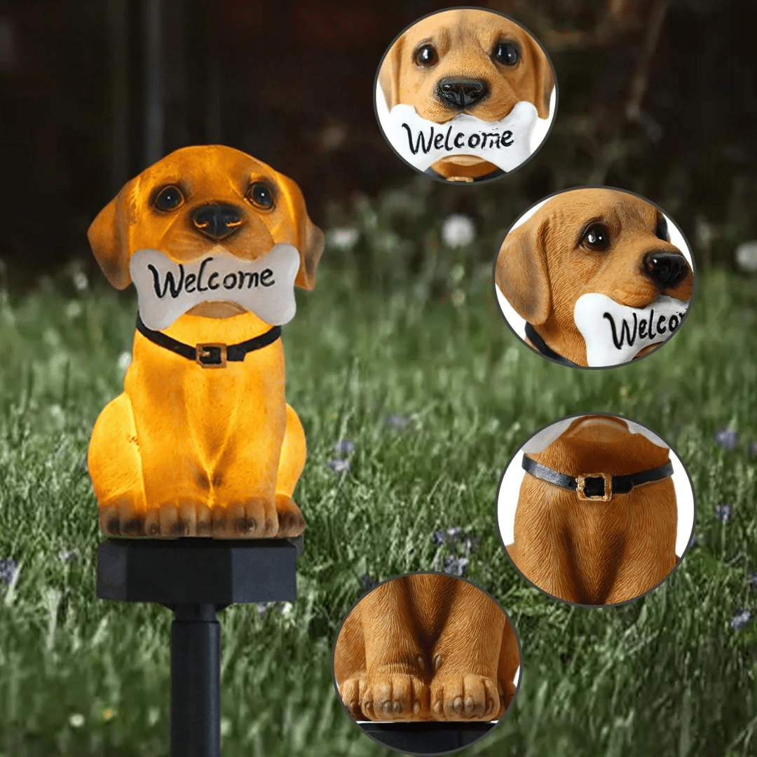 Estaca de Perro Solar - Luz Cálida / IP65 - Disponible en Dreamy Home!