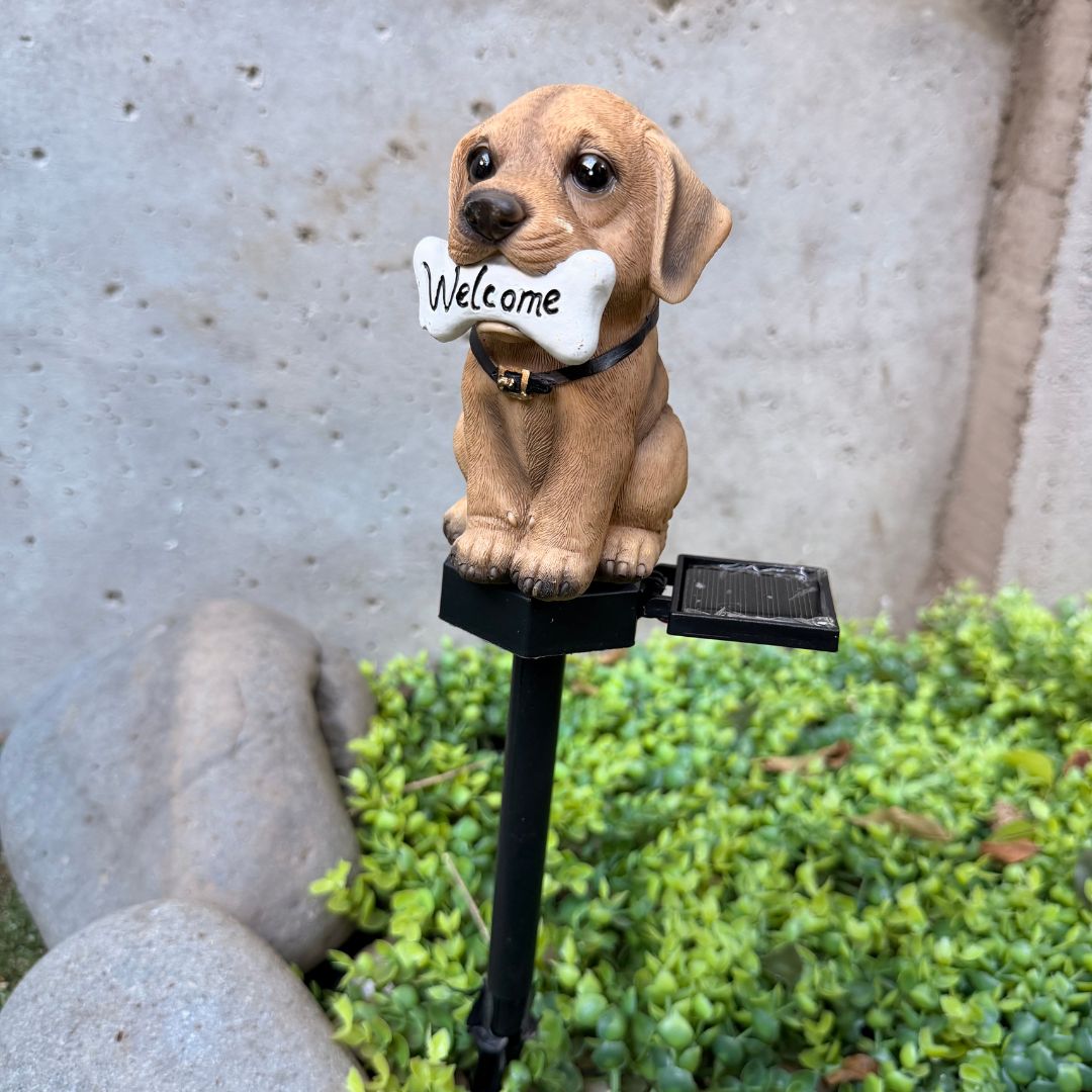 Estaca de Perro Solar - Luz Cálida / IP65 - Disponible en Dreamy Home!