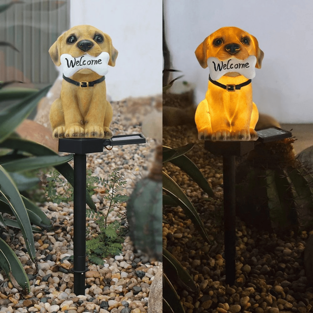 Estaca de Perro Solar - Luz Cálida / IP65 - Disponible en Dreamy Home!