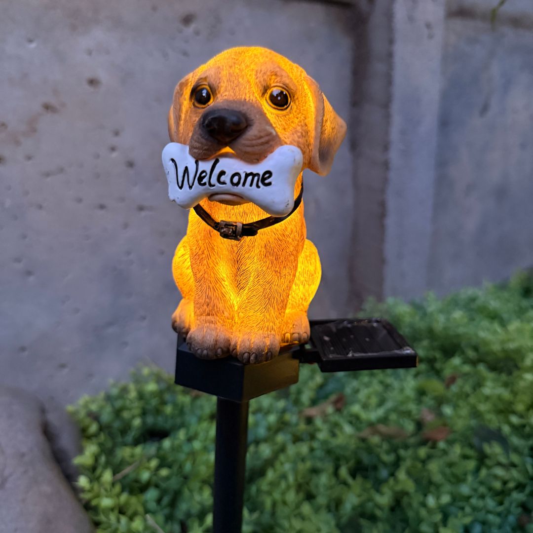 Estaca de Perro Solar - Luz Cálida / IP65 - Disponible en Dreamy Home!