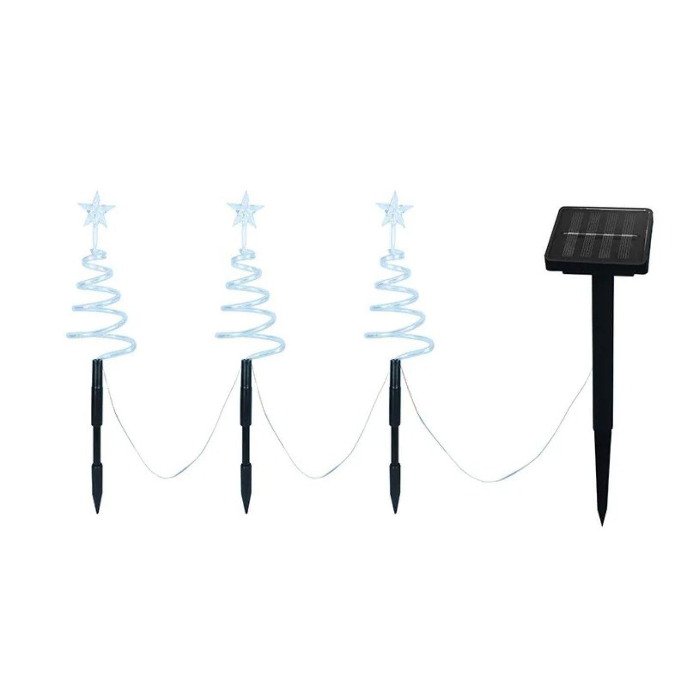 Estacas de Árboles Espirales - 3 Un / Luz Cálida / IP65 - Disponible en Dreamy Home!