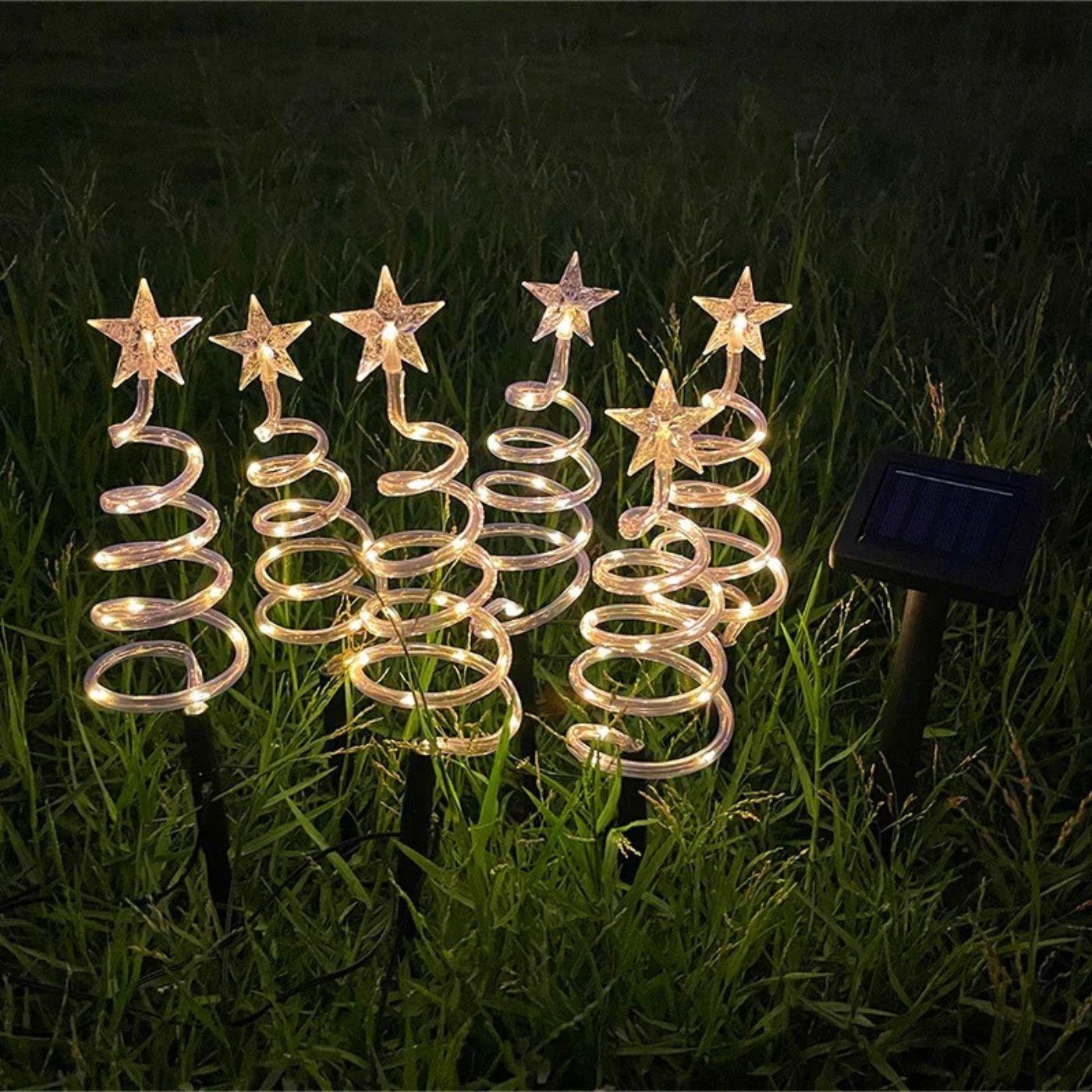 Estacas de Árboles Espirales - 3 Un / Luz Cálida / IP65 - Disponible en Dreamy Home!